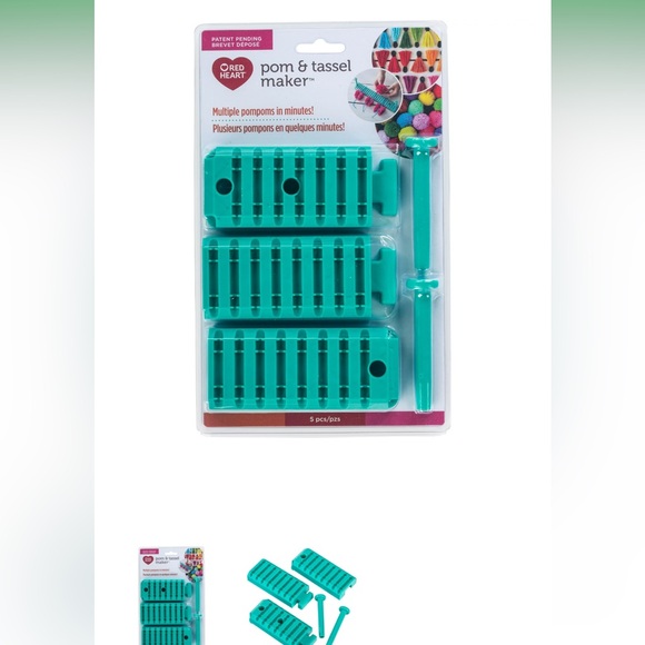 Pom and Tassel Maker By Red Heart make Multiple pom-poms in minutes NWT - Picture 6 of 8